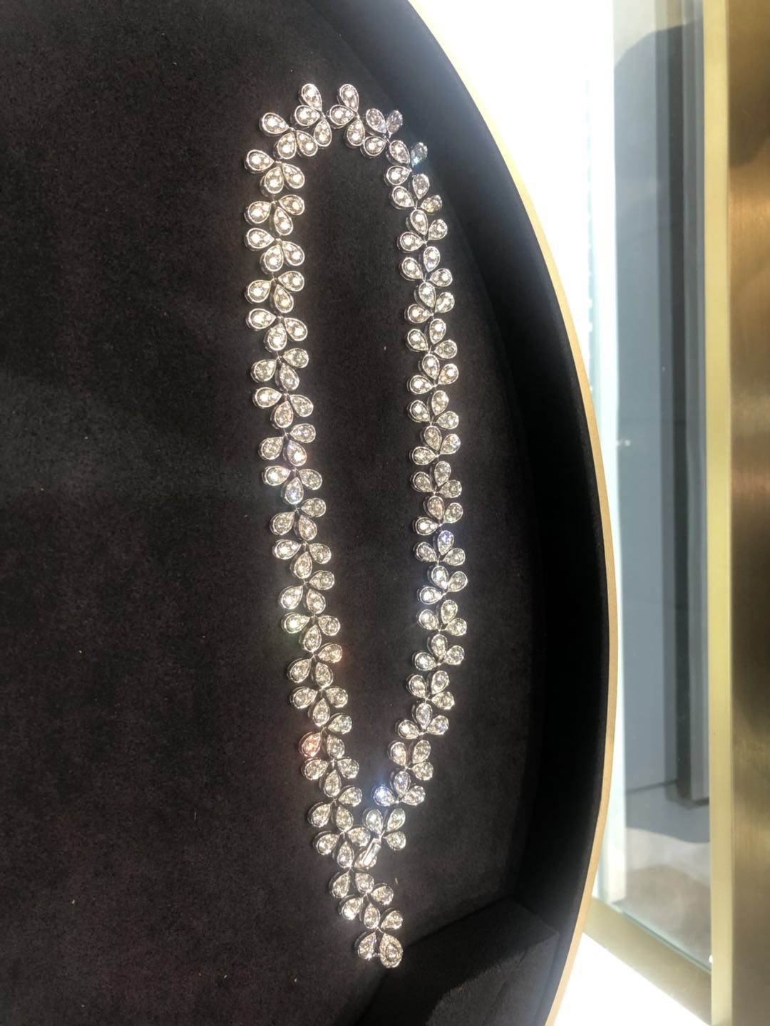 SM-083513 drop-shaped scarf necklace