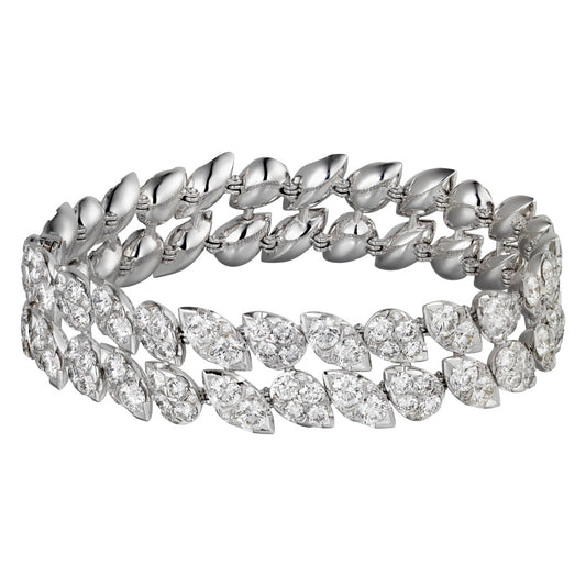 KDY-N6713117 Star Claw Leaf Water Drop Bracelet