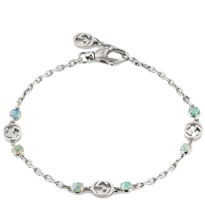 GC-648592 plain gold double G letter bracelet