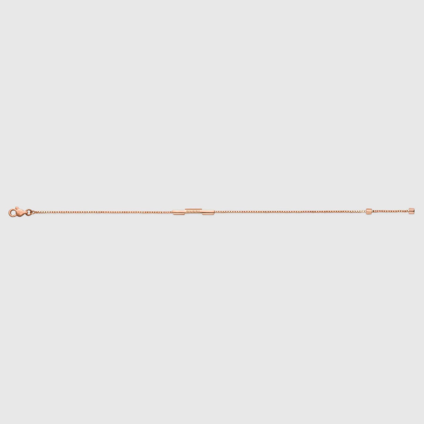 GC-662106 Special-shaped ladder arm light gold trapezoidal block bracelet