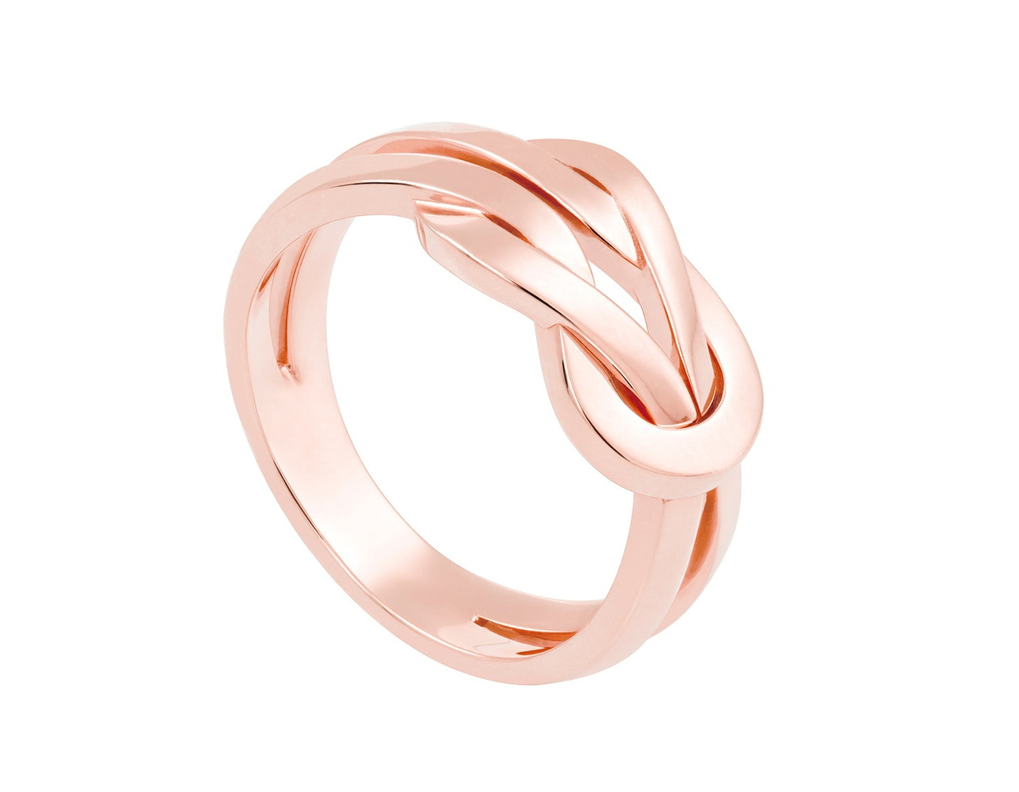 FLD-4B0844 medium twisted rope light gold ring