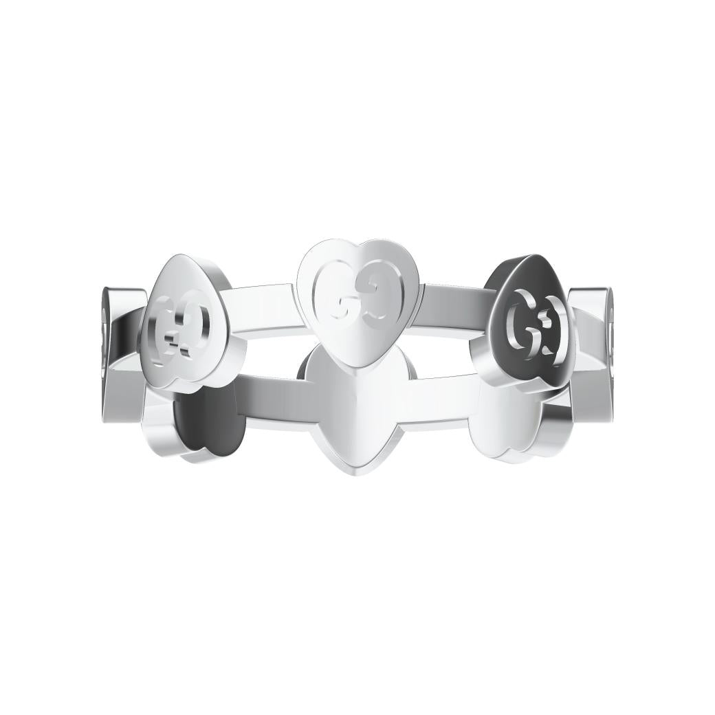 GC-284033 Heart shaped letter ring