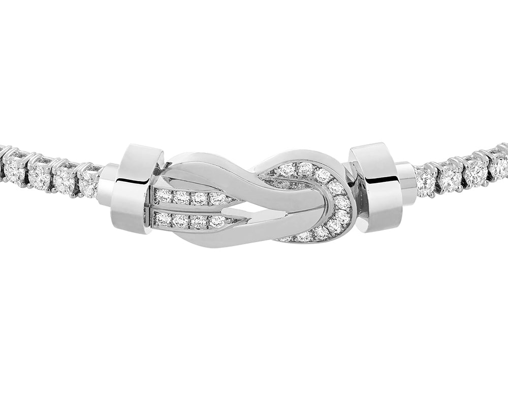 FLD-0B0109-6J0173 small twisted rope half diamond diamond chain guest version bracelet