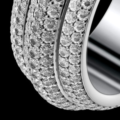 BJ-G34PU400 wave surface full set turn ring