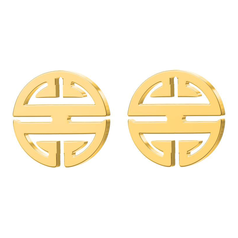KDY-R8238912 Lucky Charm Window Earrings-3