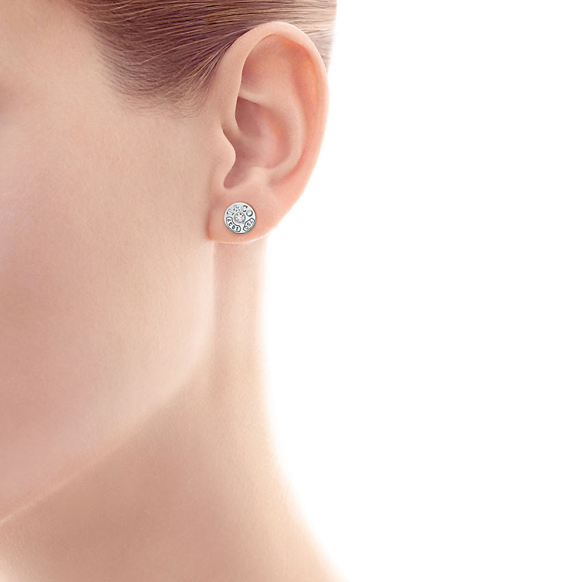 TIF47840629 round single diamond earrings
