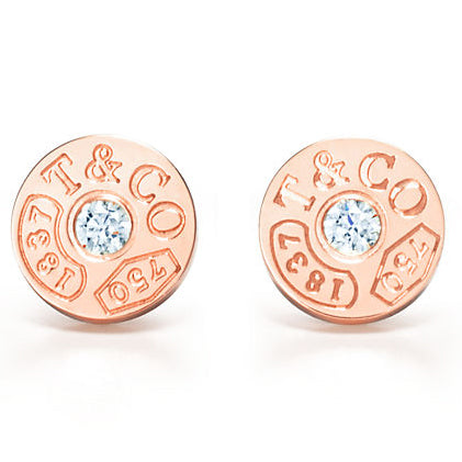 TIF47840629 round single diamond earrings