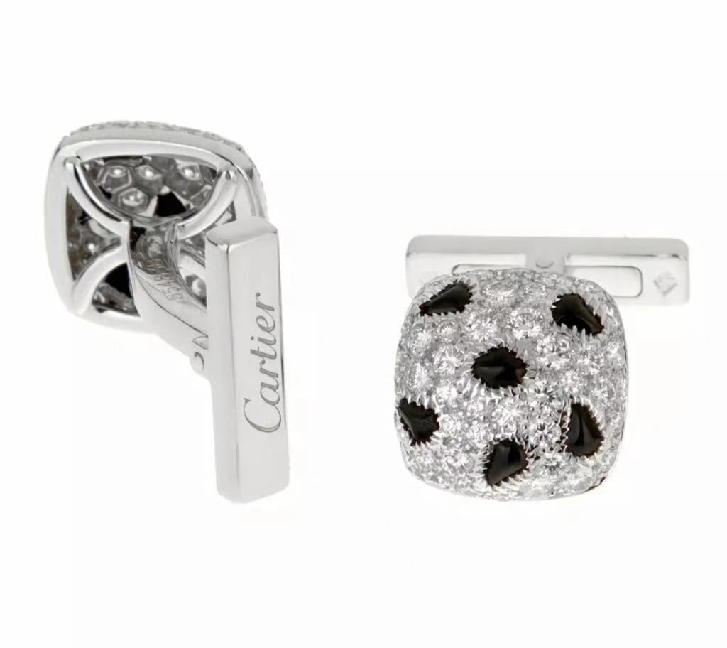 KDY-E7191220 leopard print dense stone cufflinks
