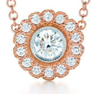 TIF11571251 dewdrop pavé stone chain pendant