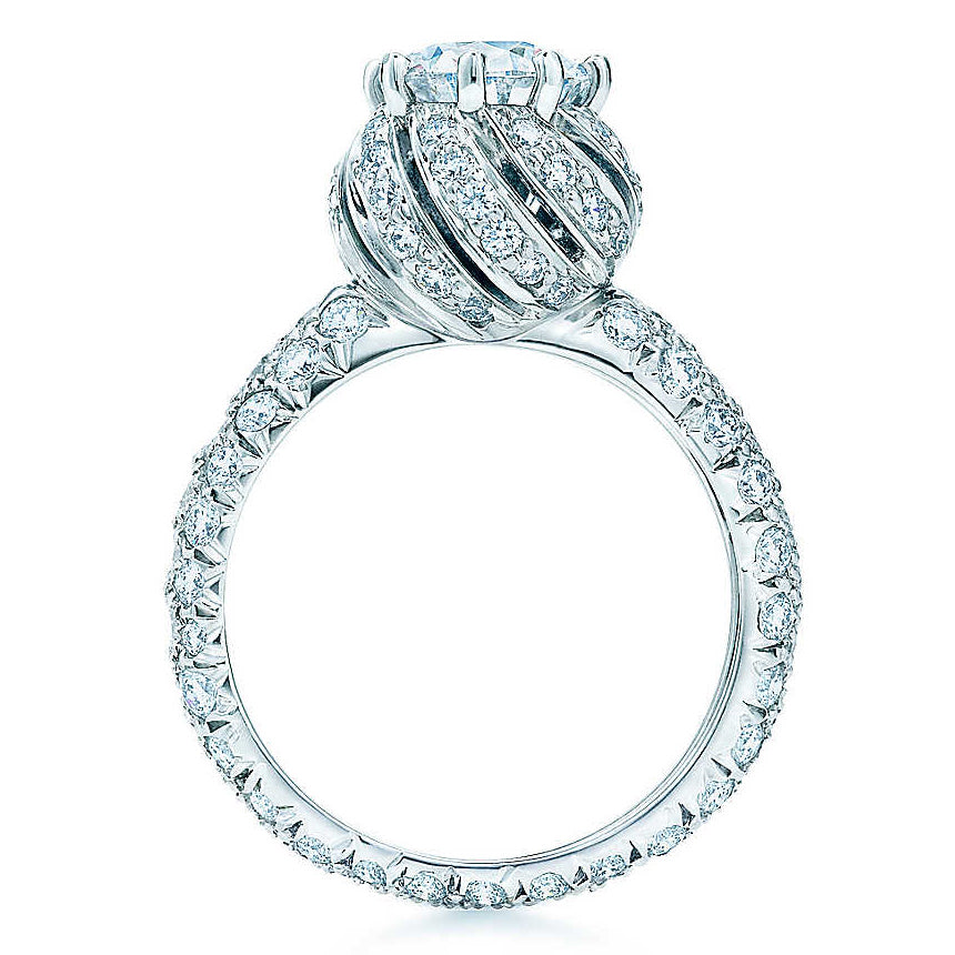 TIF25336216 full diamond bud xiaolongbao diamond ring