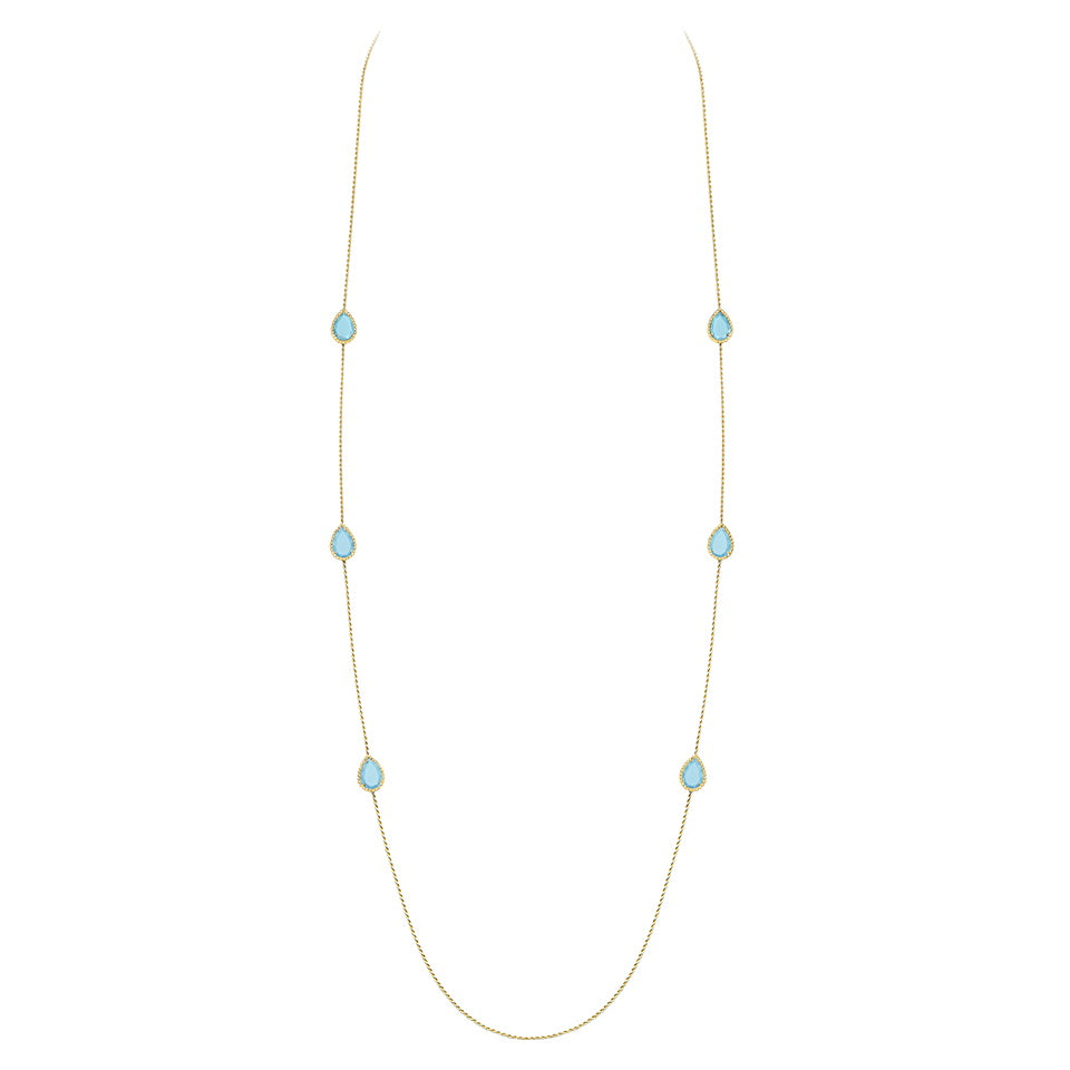 BSL-JCL01041 lotus root water drop necklace