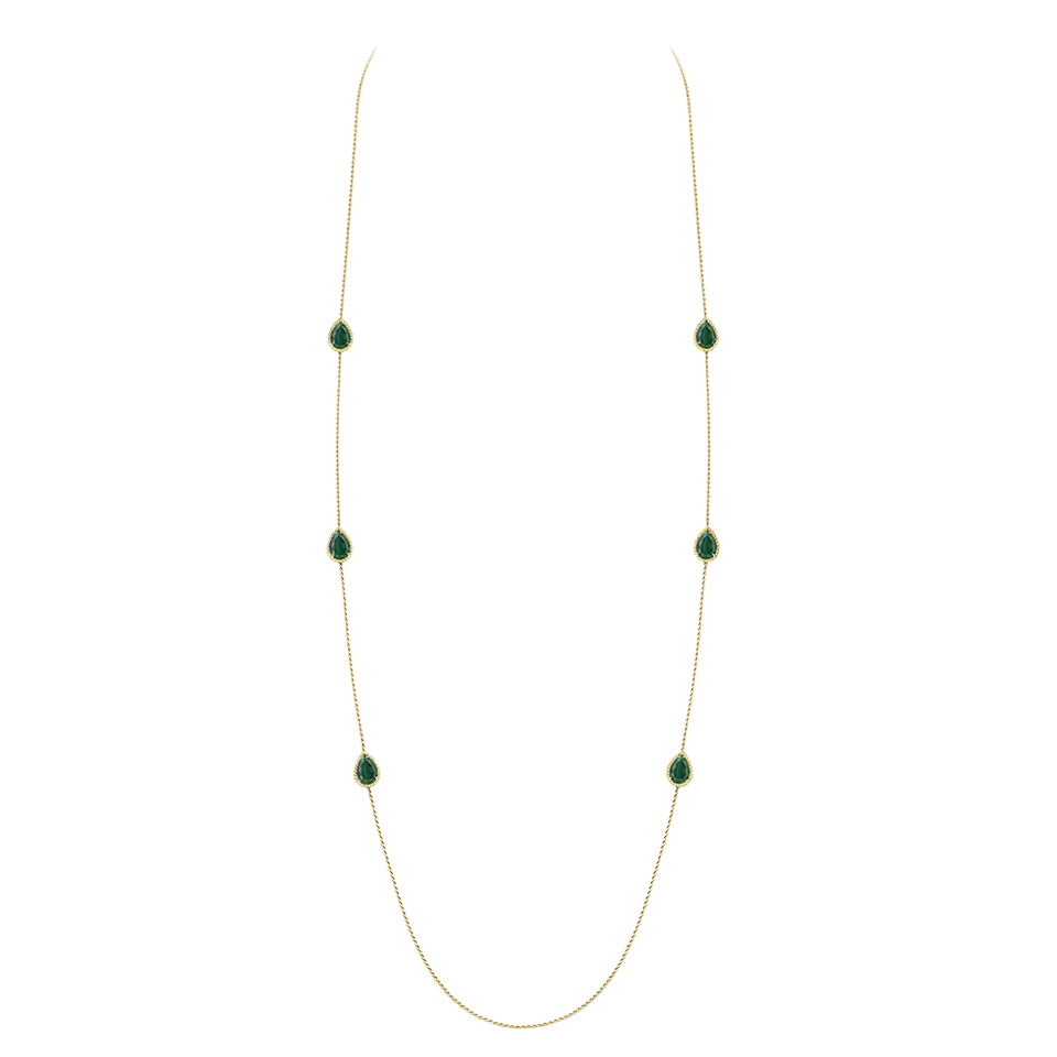 BSL-JCL01041 lotus root water drop necklace