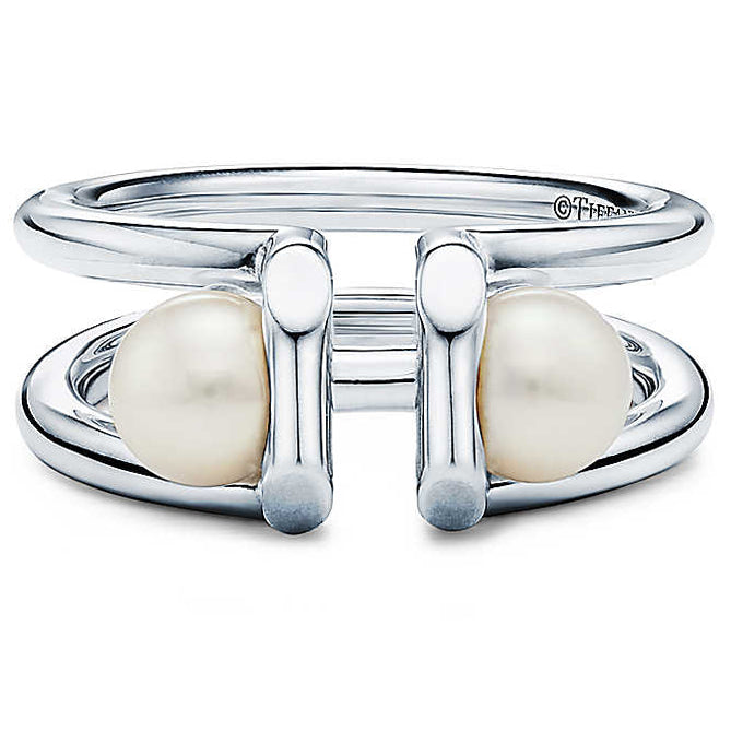 TIF18766245 Two Pearl Ring 18.5#