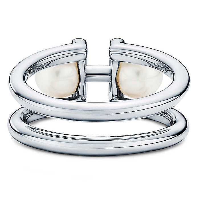 TIF18766245 Two Pearl Ring 18.5#