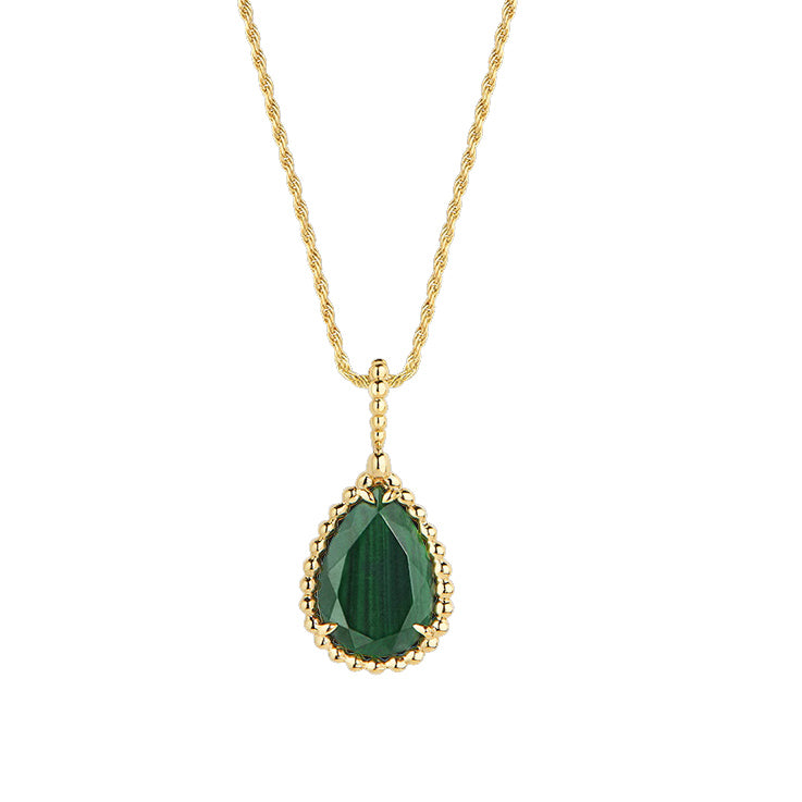 BSL-JPN00583 lotus root water drop pendant