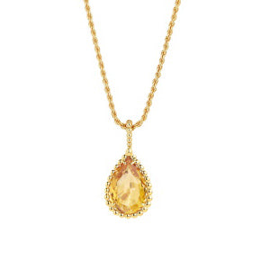 BSL-JPN00583 lotus root water drop pendant