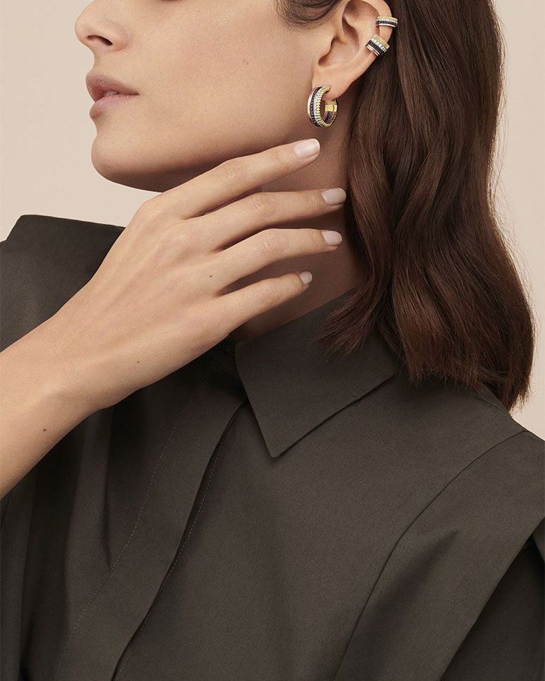 BSL-JCO01503 single chocolate earring