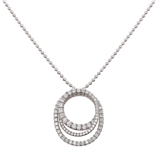 KDYN7424287 diamond overpass cross ring pendant