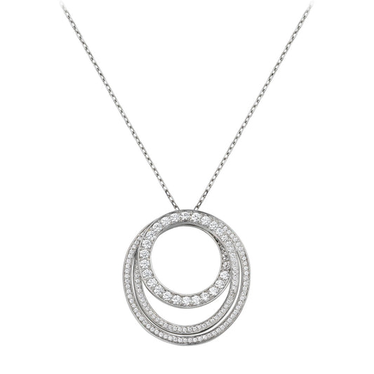 KDYN3108600 diamond overpass cross ring pendant