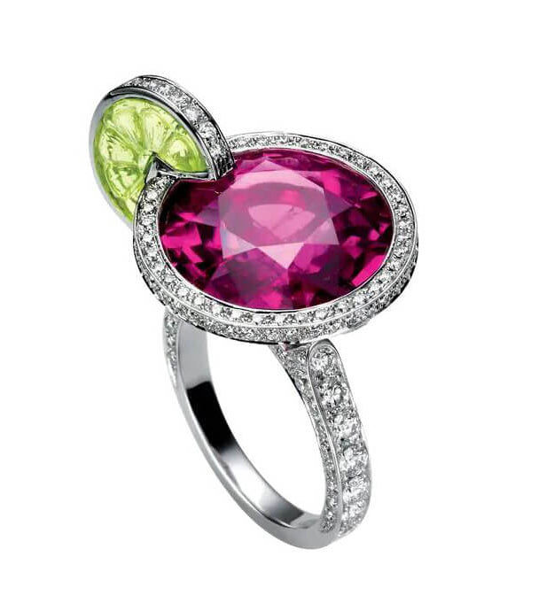 BJ-G34LM500 Lemon Cocktail Colorful Ring