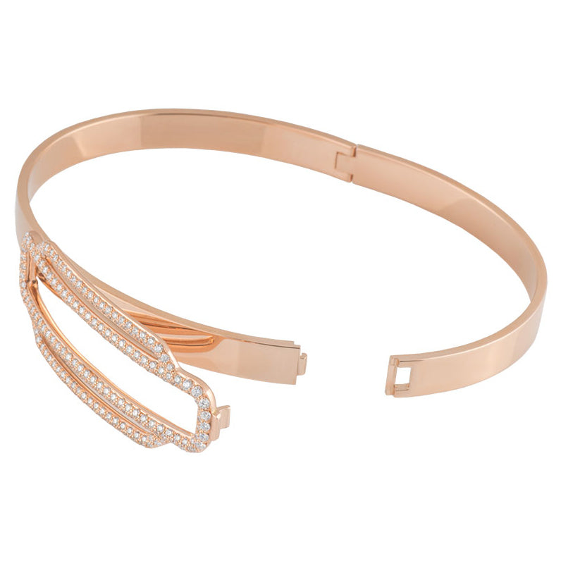 AiHshi-H153274B diamond buckle bracelet 17#