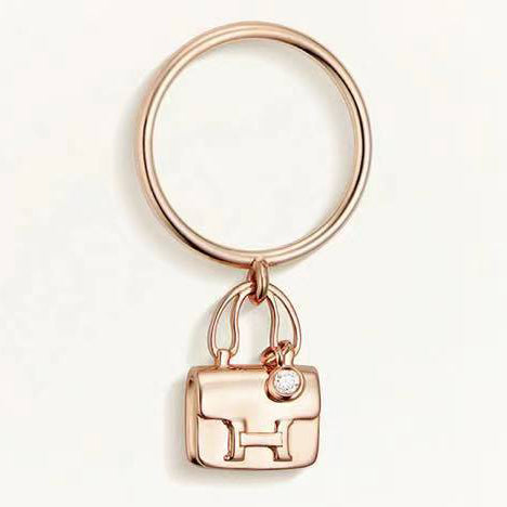 AiHshi-H121606B bag single diamond ring 14#