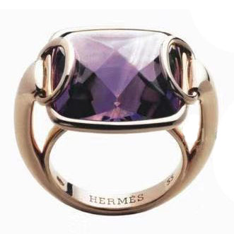 AiHshi-H309071B Colorful Cushion Stone Ring 16.5#