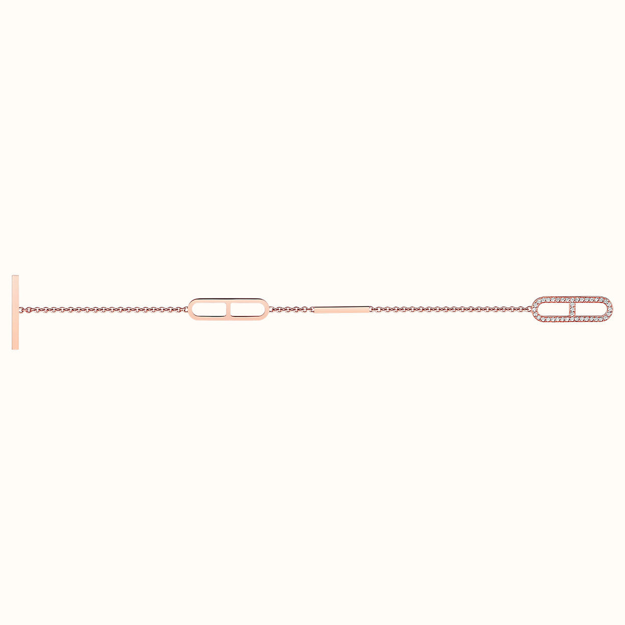 AiHshi-H181368B half-diamond long Japanese bracelet
