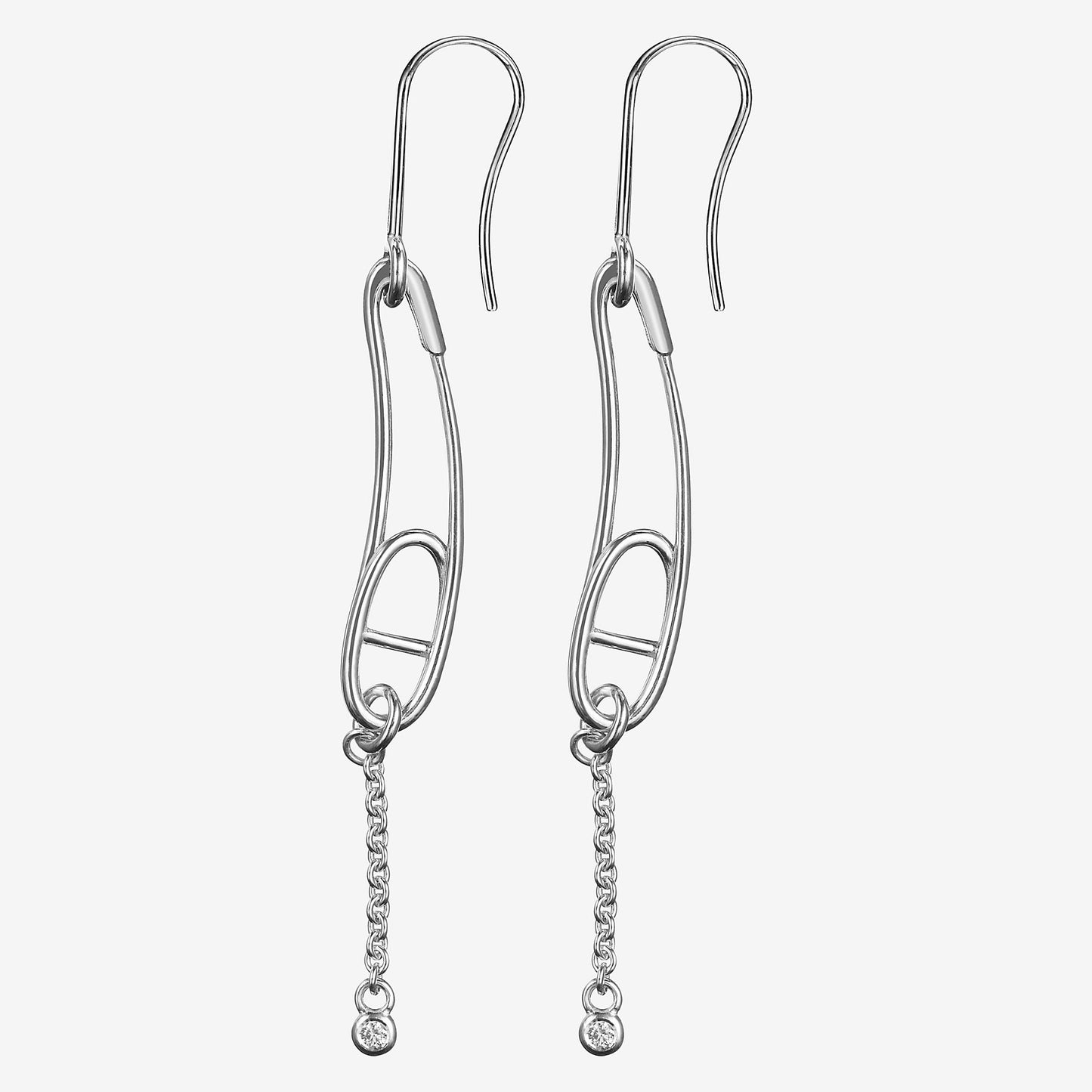 AiHshi-H158510B stone paperclip ear hook