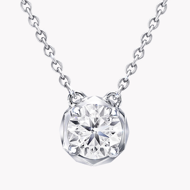 GLF-RGP705 triangular rhombus main stone tether pendant