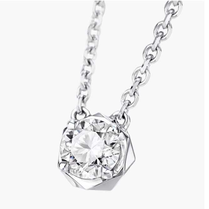 GLF-RGP705 triangular rhombus main stone tether pendant