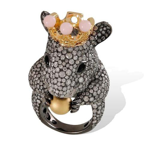 BSL-2475604 little mouse crown ring