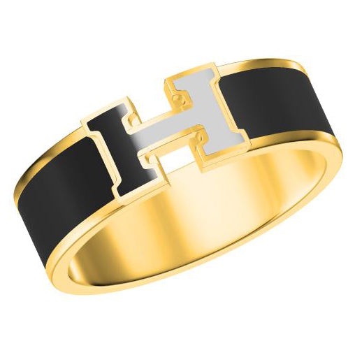 AiHshi-H206356B-6.5mmH Epoxy wide arm ring 22#