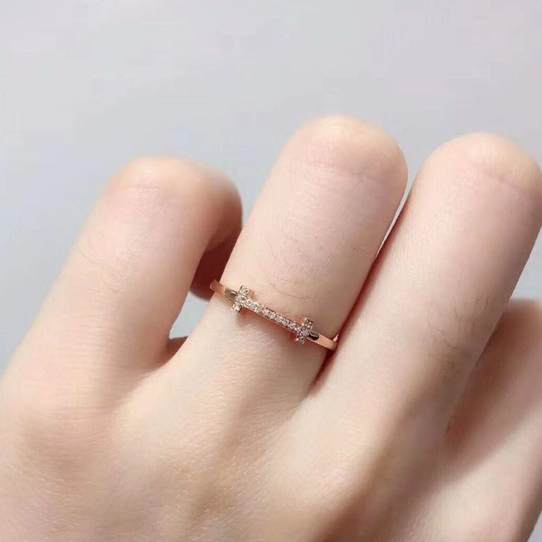 爱H仕-H191957B-H镶钻光金臂戒指11#