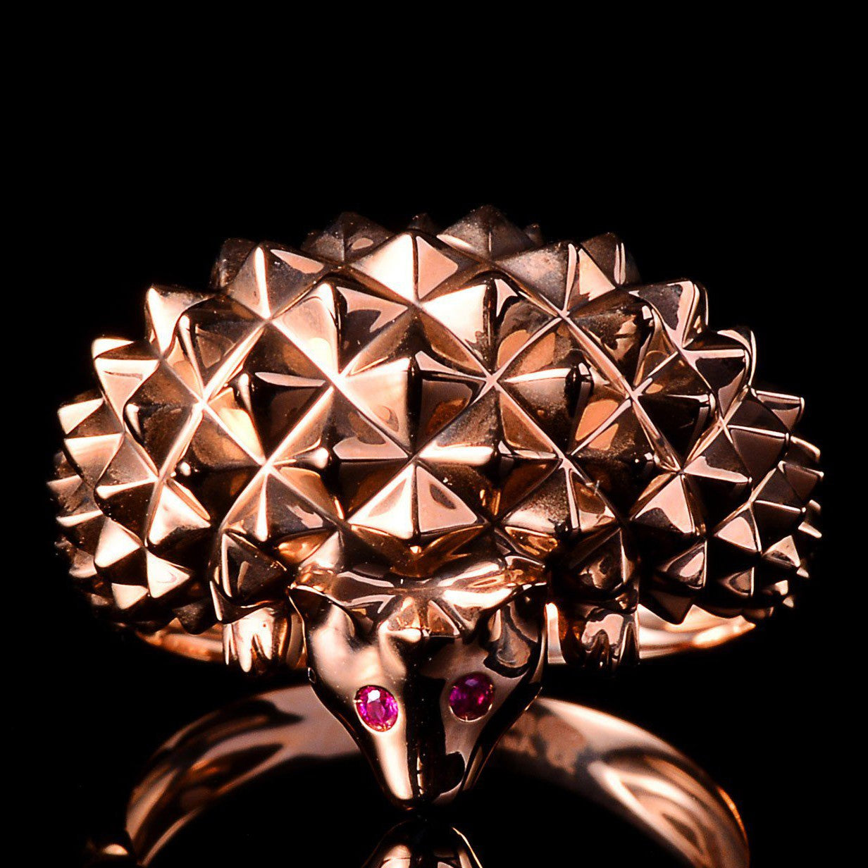 BSL-JRG02186 Hedgehog Ring