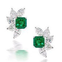GLF-8775476 four-prong octagonal earrings