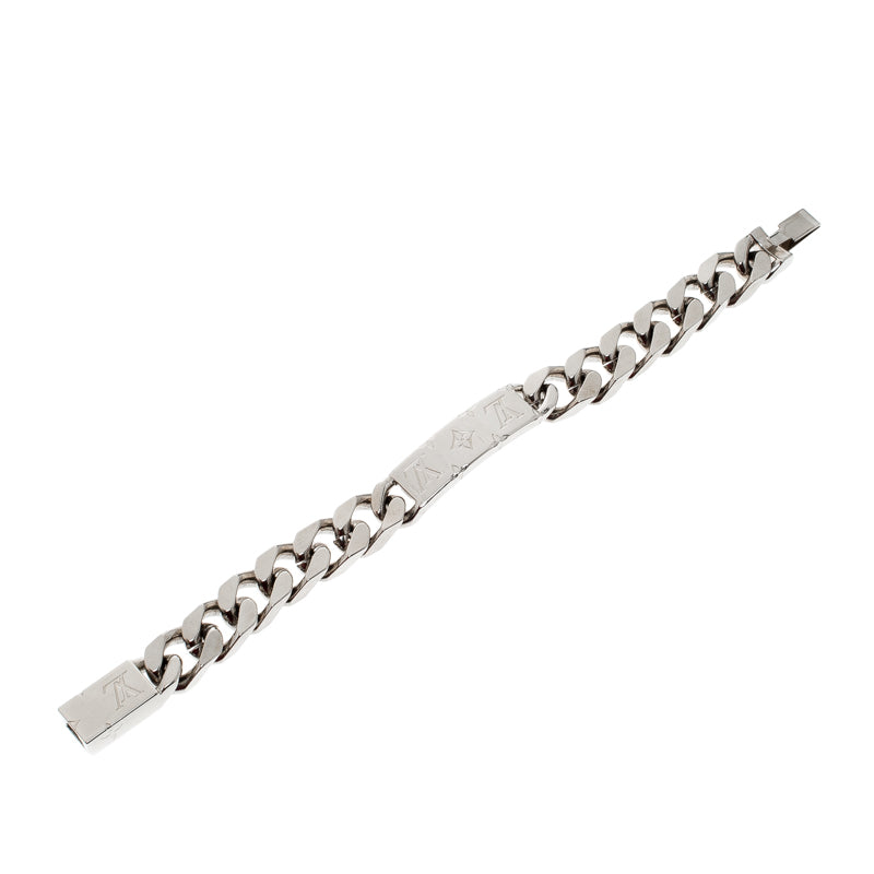 LV-M00855 denim chain logo bracelet