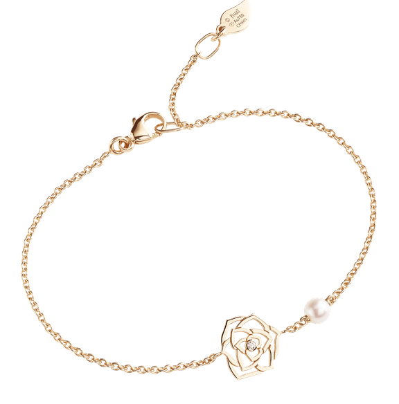 BJ-G36U4400 ribbon flower solitaire diamond bracelet