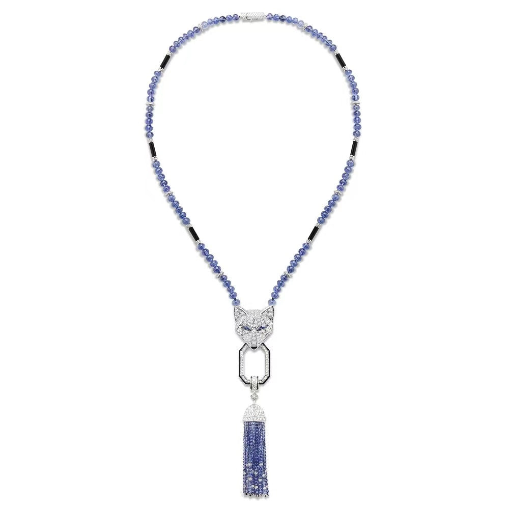 BSL-7260694 Wolf Necklace