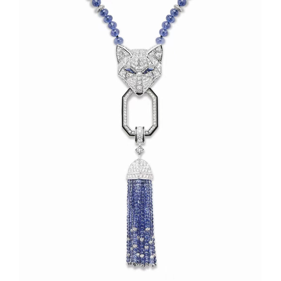 BSL-7260694 Wolf Necklace