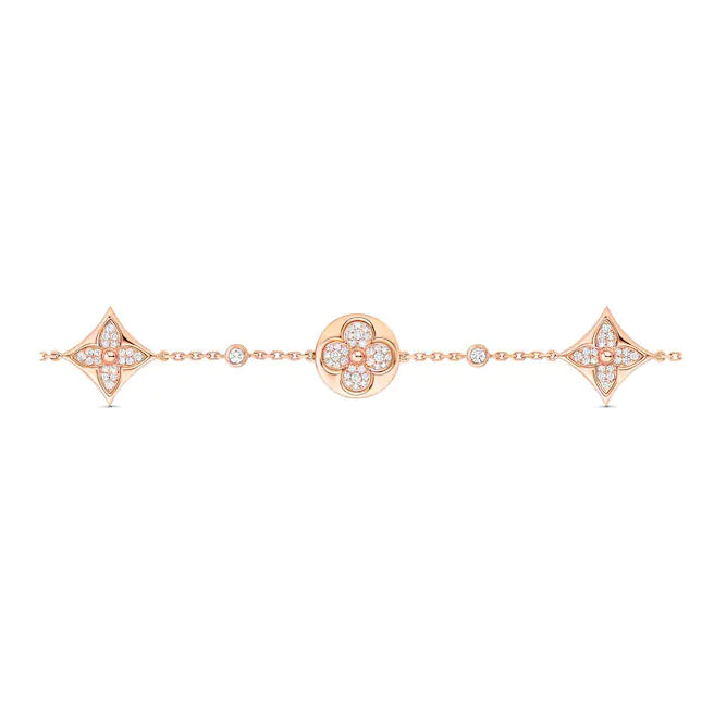 LV-Q95650 plum blossom dart dense stone bracelet