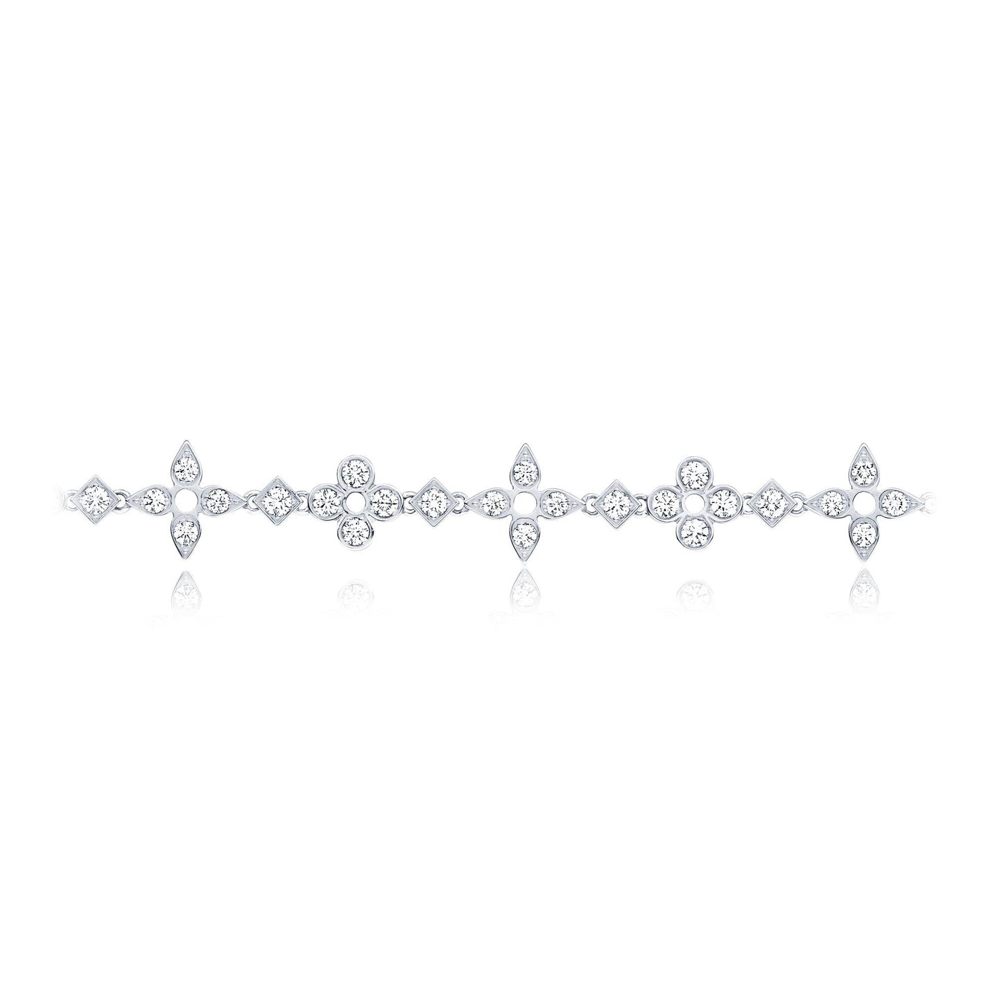LV-Q95366 plum blossom darts diamond bracelet