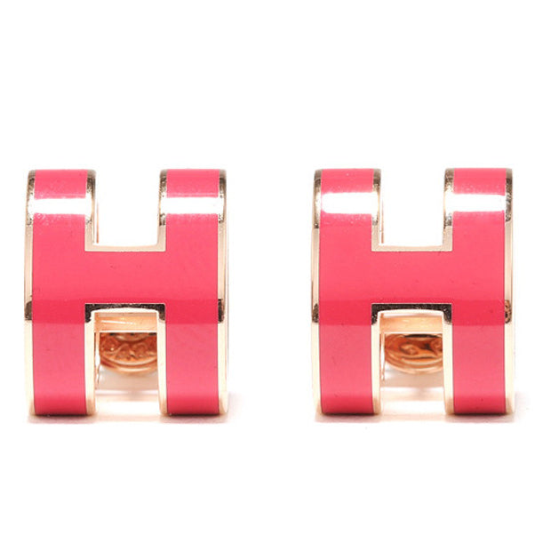 AHS-H608001F 12x9.6mm guest version glue egg-shaped H earrings