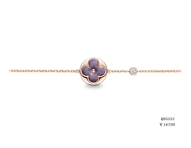 LV-Q95546 Plum Blossom Darts White Shell Bracelet