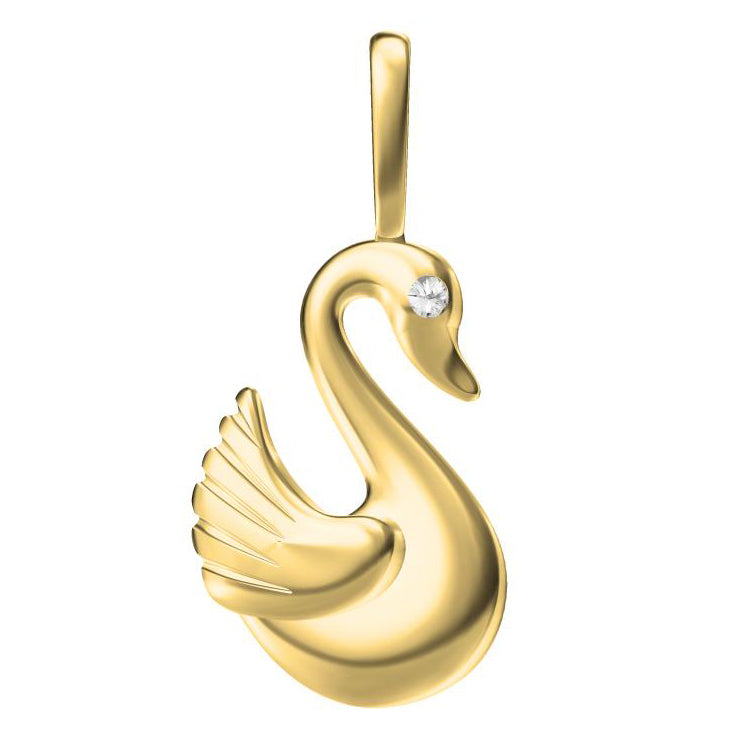 SHL-6992396 Swan Pendant-3