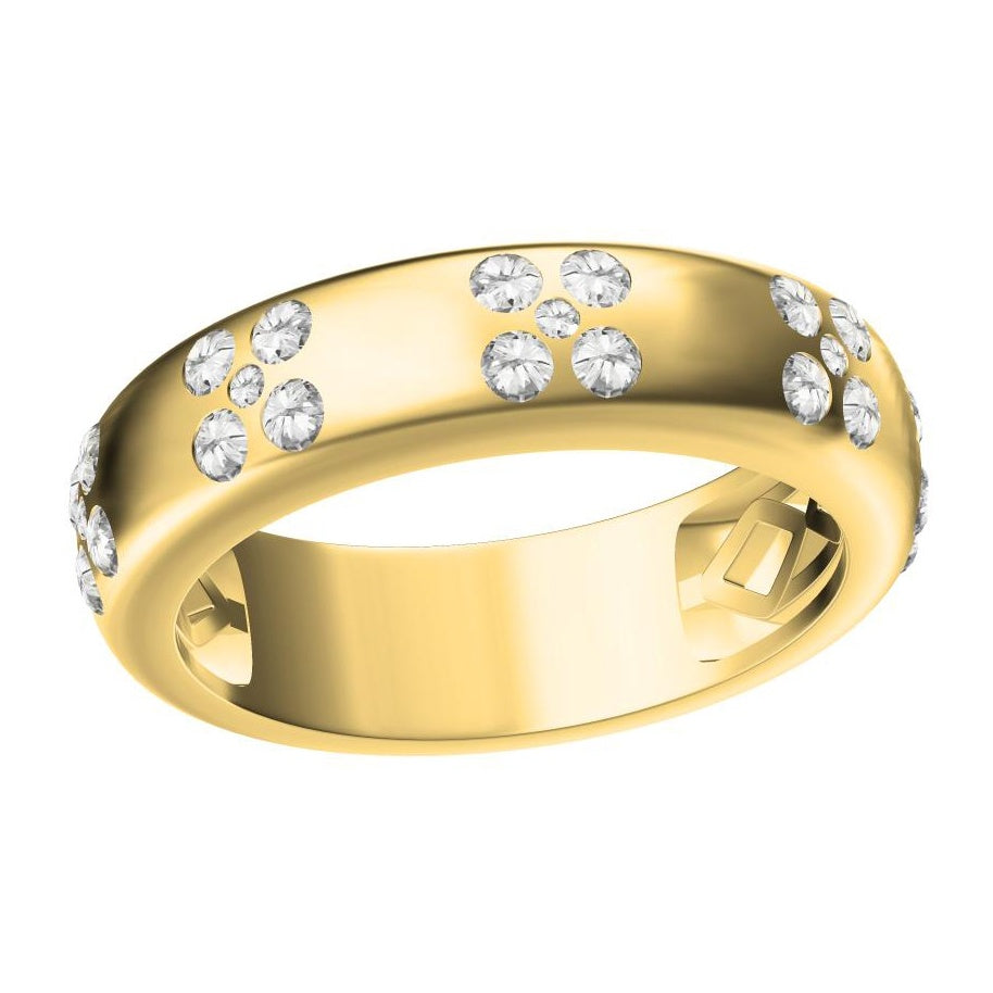 LV-Q426865 5.5mm wide diamond bar ring