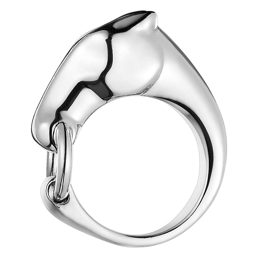 AiHshi-H113603B light gold horse head bite ring 46#