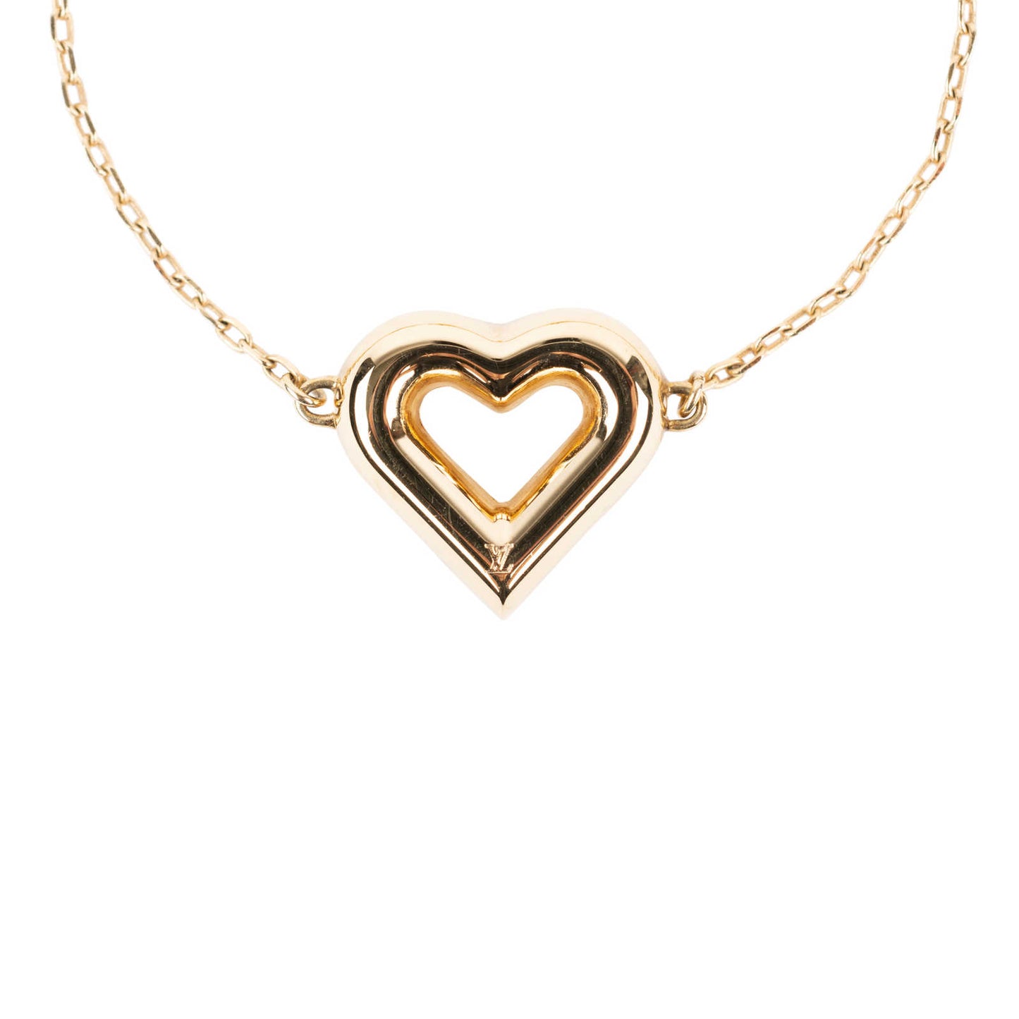 LV-M61134 light gold heart-shaped bracelet