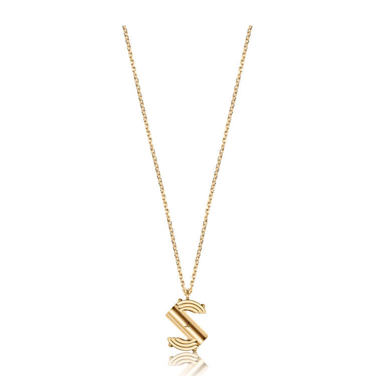 LV-M61074 letter S pendant