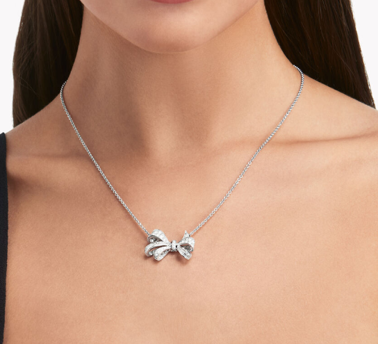 GLF-RGP564 bow tie chain pendant necklace